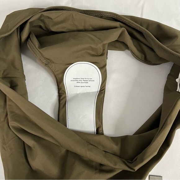 Everlane Womens size L Beech Green The High Rise Hipster Swim Bottom Cheeky - Picture 7 of 9
